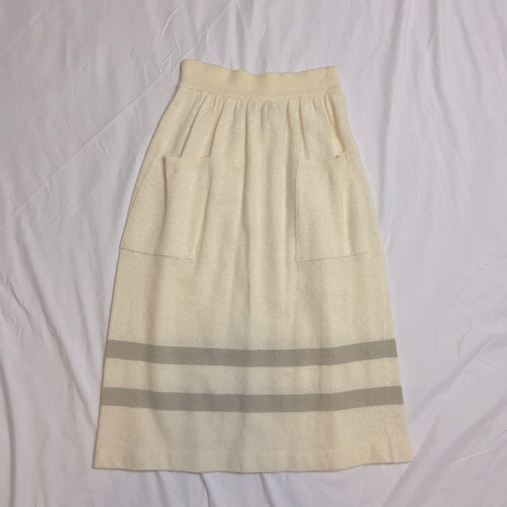 Vintage Liz Claiborne Wool Midi Skirt